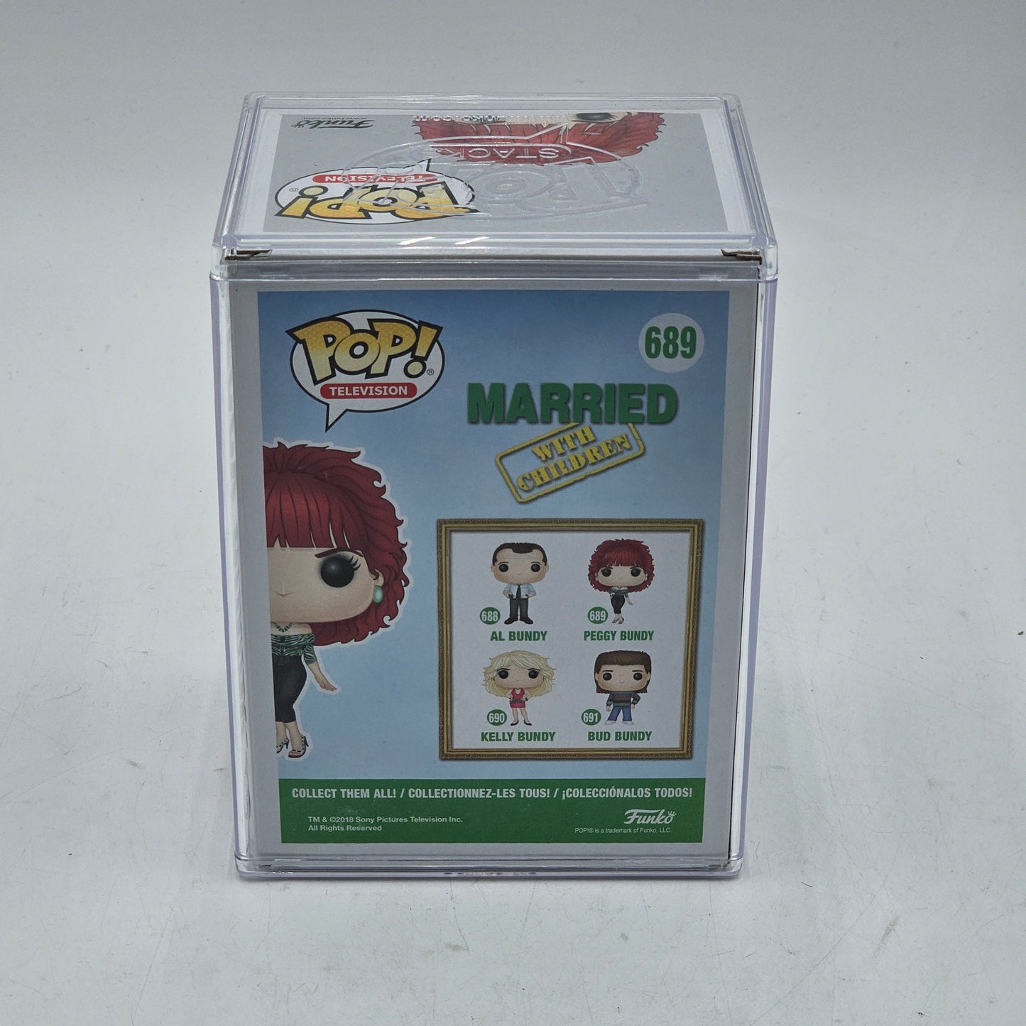 New Funko Pop Television Married with Children 689 Peggy Bundy Signed by Katey Sagal