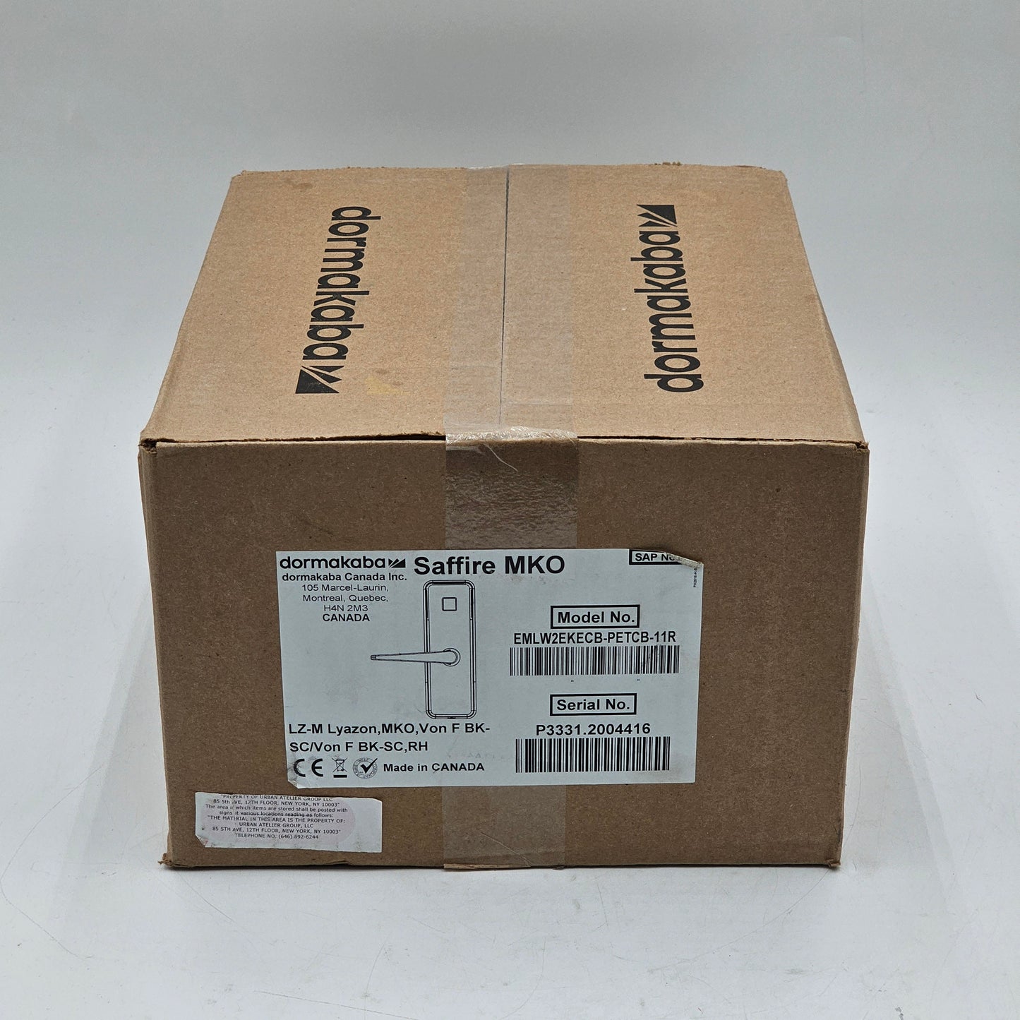 New Dormakaba Saffire MKO EMLW2EKECBPETCB11R