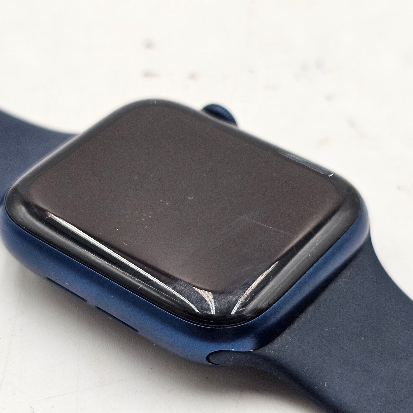 GPS Only Apple Watch Series 6 44MM Blue Aluminum Midnight Sport Band A2292