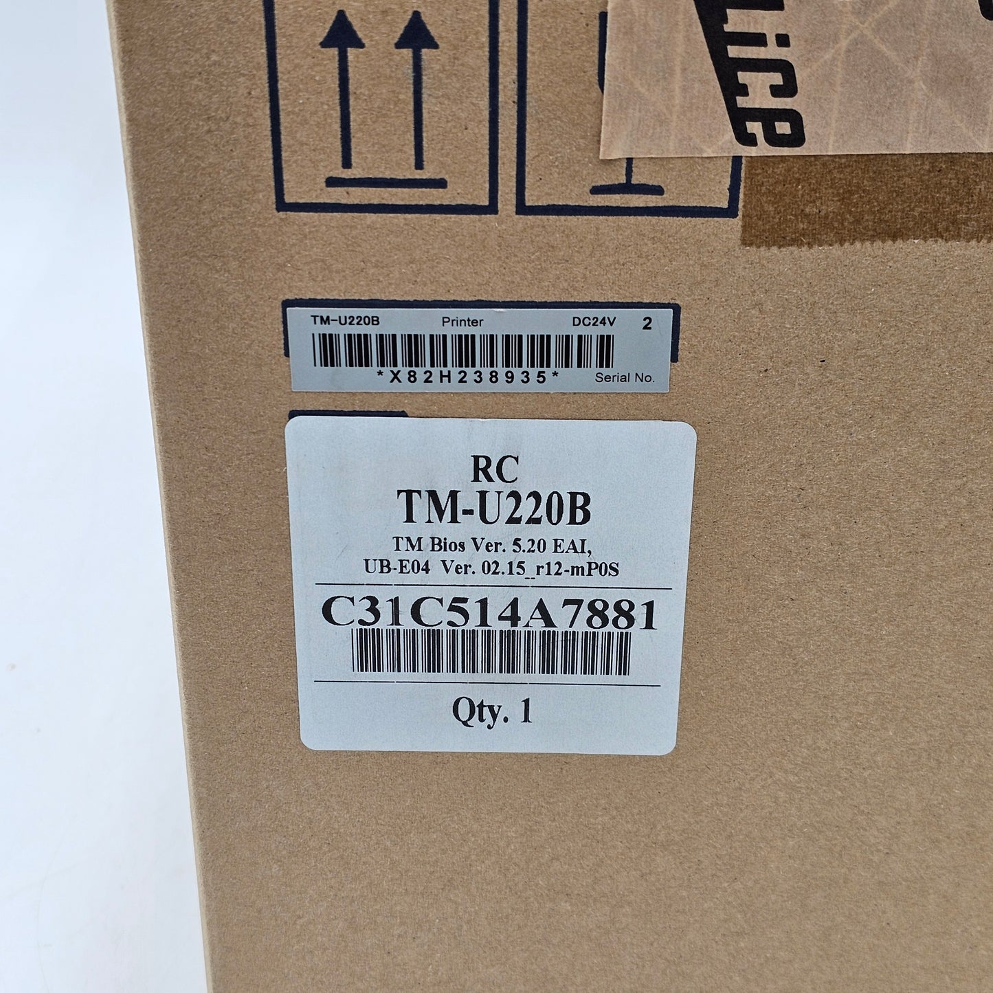 New Epson Receipt Printer C31C TM-U220B