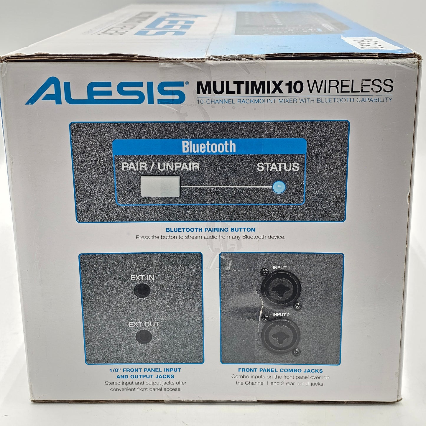 New Alesis MultiMix 10 Wireless Rackmount 10-Channel Mixer with Bluetooth