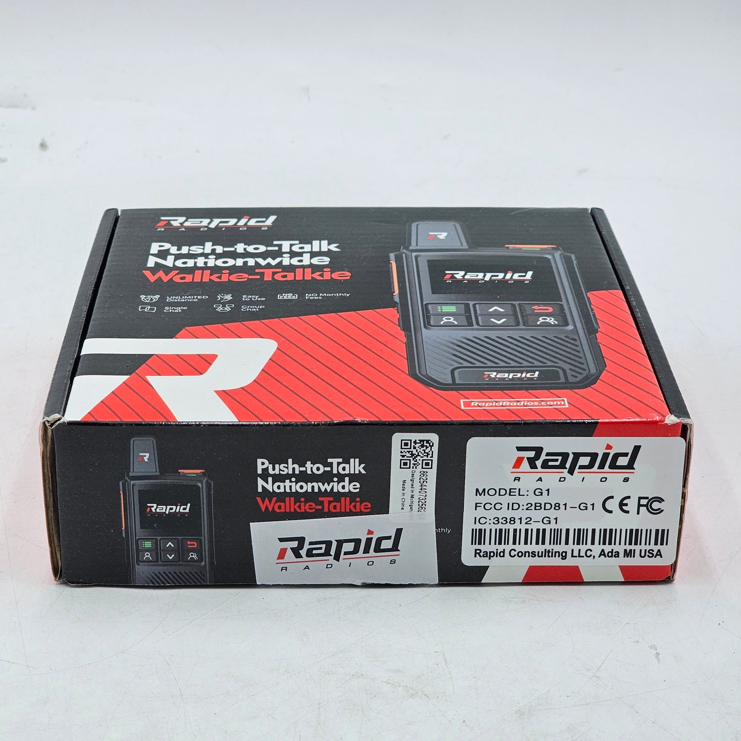Rapid Radios Push-to-Talk Nationwide Walkie-Talkie Radio G1