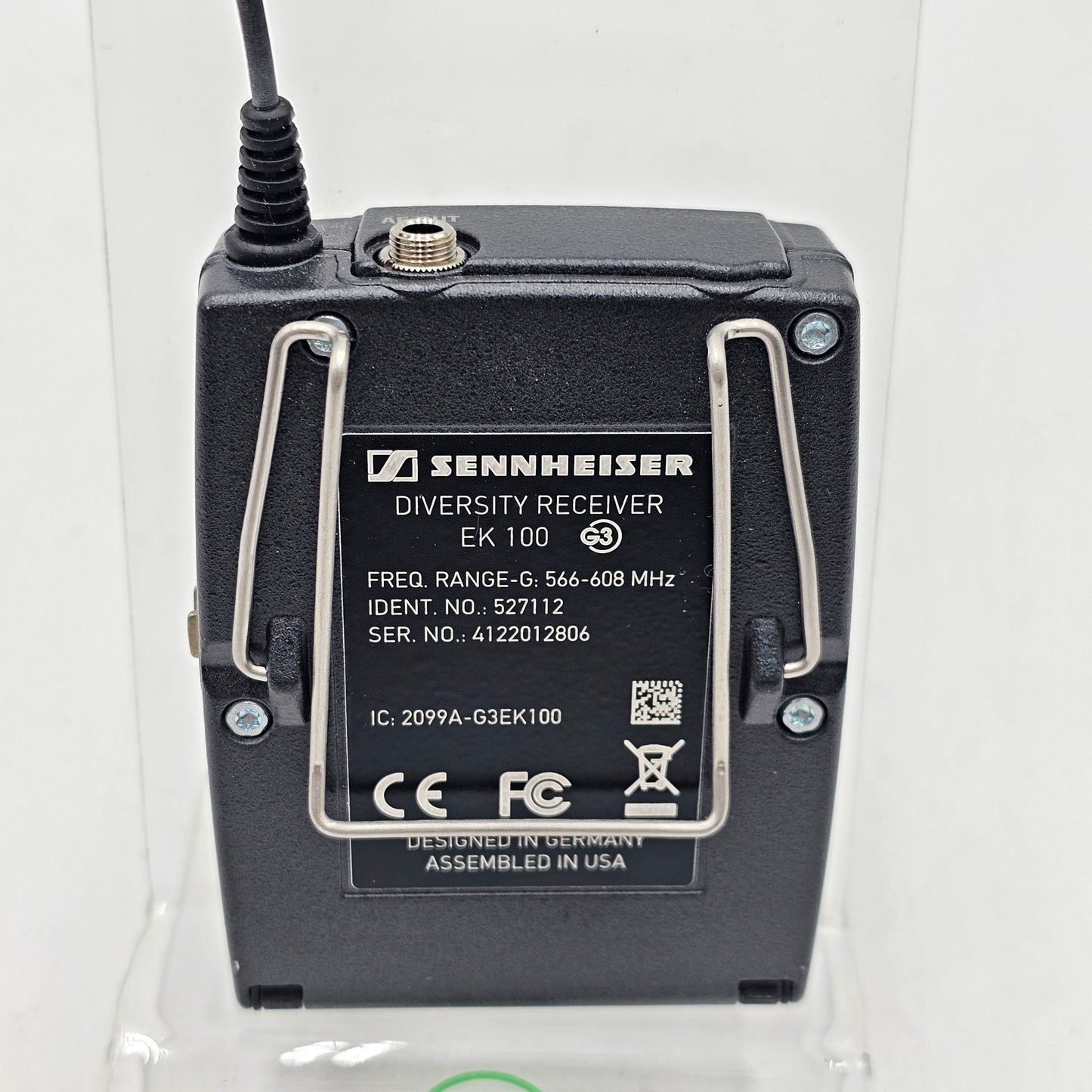 Sennheiser EW100 G3 Diversity Receiver EK 100