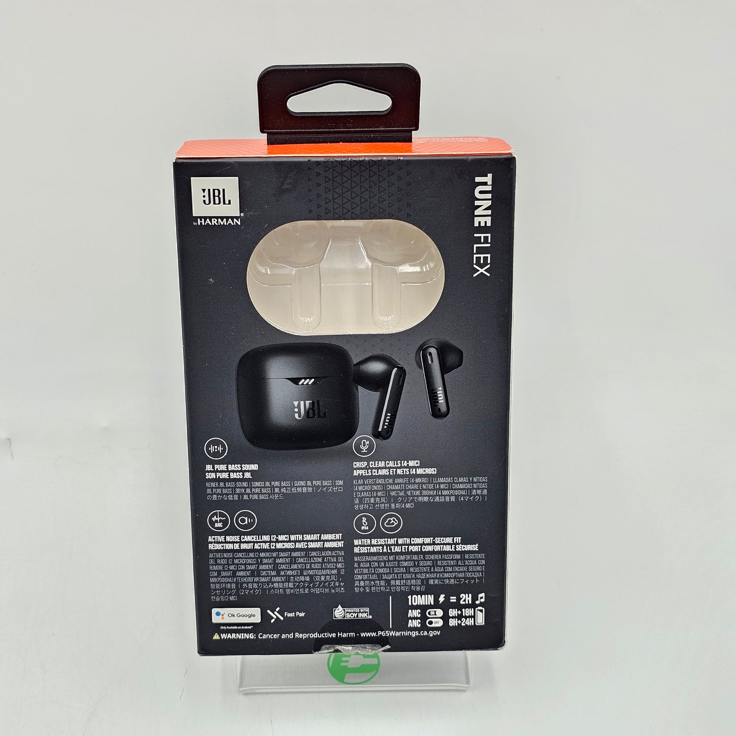 JBL Tune Flex Wireless Bluetooth Earbuds Black JBLTFLEXBLKAM
