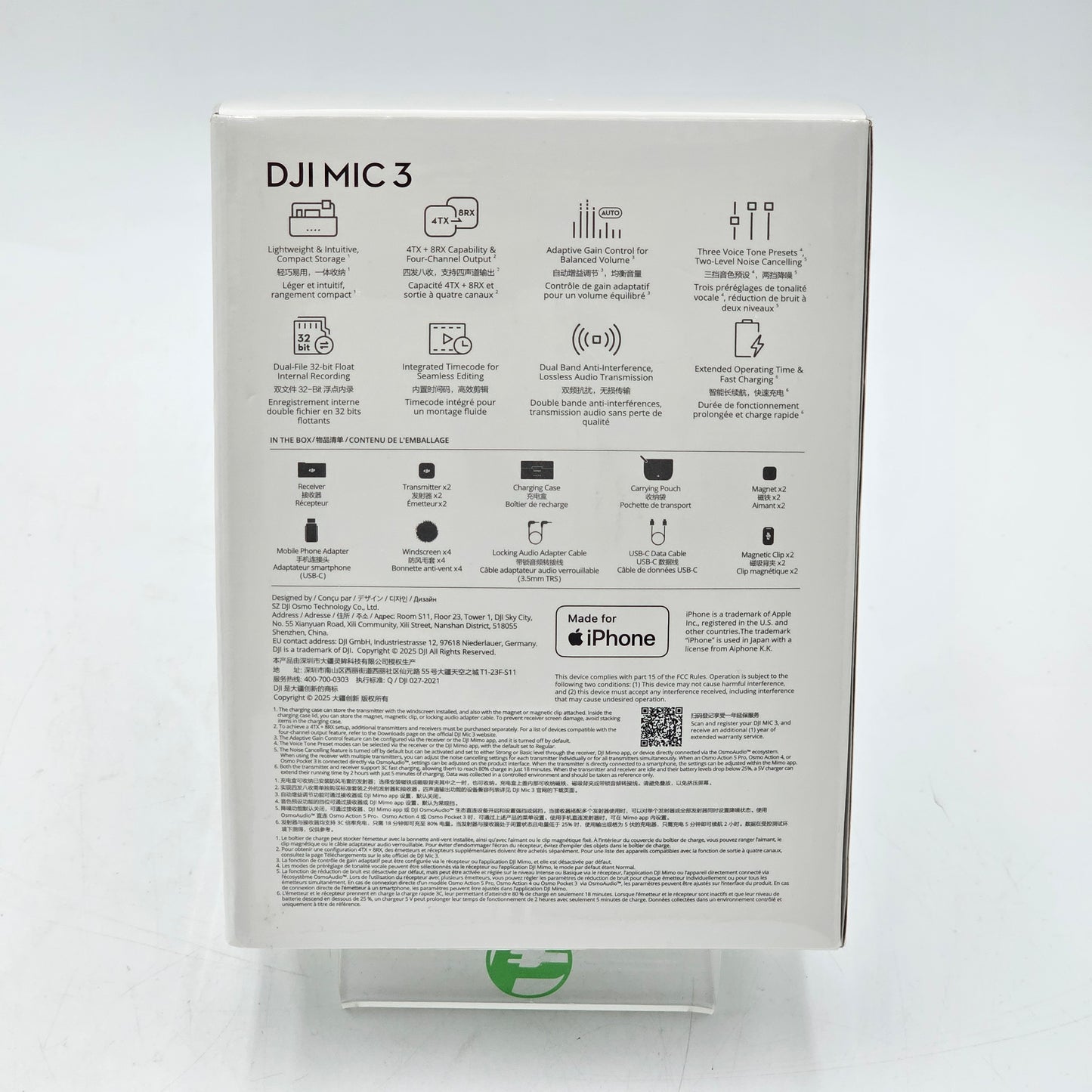 New DJI MIC 3 (2 TX + 1 RX + Charging Case)