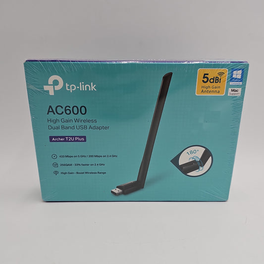 New TP Link USB Adapter High Gain Wireless Dual Band USB AC600