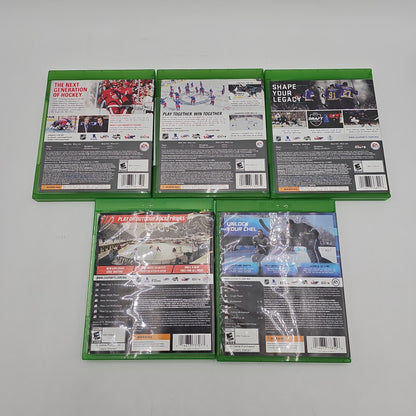 Microsoft NHL 5 Game Lot Xbox One Video Game