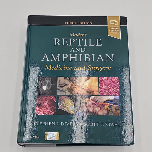 New Elsevier Mader's Reptile & Amphibian Medicine and Surgery 3rd Edition
