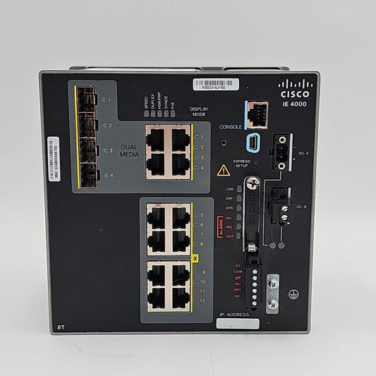Cisco 4000 Series Industrial Ethernet Switch IE-4000-8T4G-E