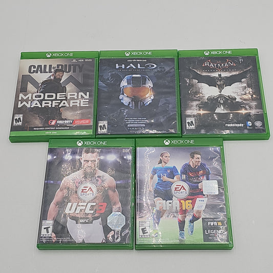 Microsoft Xbox One Lot of 5 Games (UFC, FIFA, Batman...)