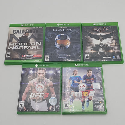 Microsoft Xbox One Lot of 5 Games (UFC, FIFA, Batman...)