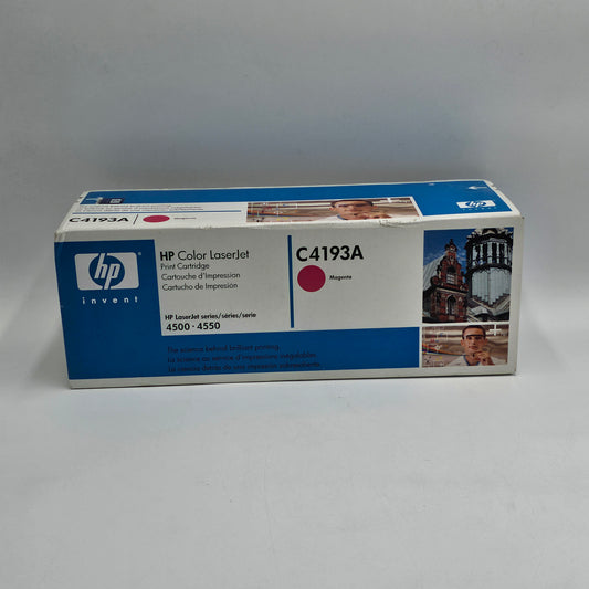 New HP Color LaserJet Print Cartridge Magenta C4193A