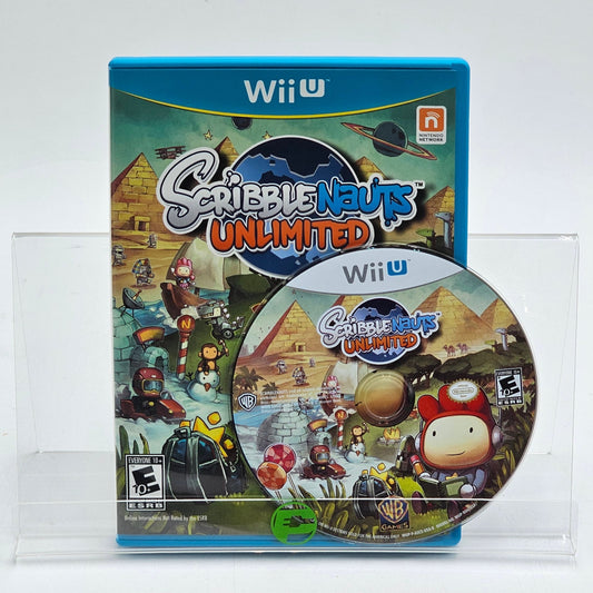 Nintendo Wii U Scribblenauts Unlimited Video Game with Case