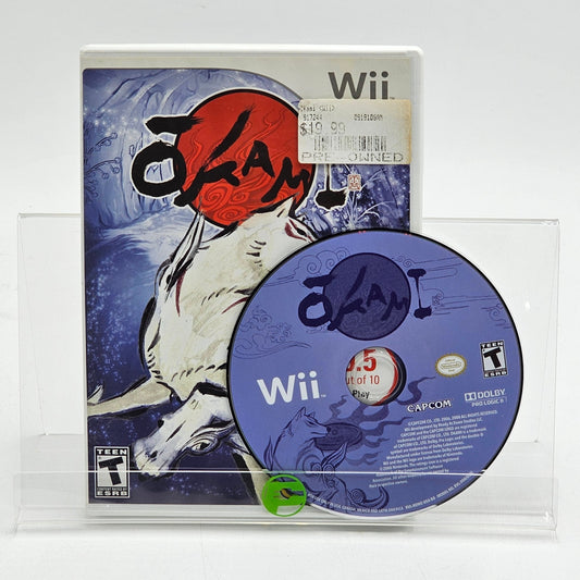 Nintendo Wii Okami Video Game with Case