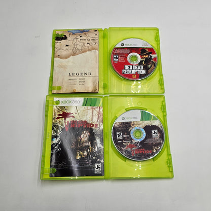 Microsoft Xbox 360 4 Game Lot Darksiders Dead Island Red Dead Redemption
