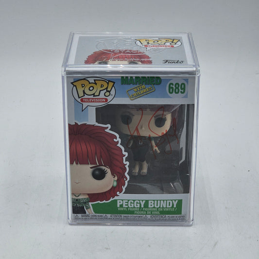 New Funko Pop Television Married with Children 689 Peggy Bundy Signed by Katey Sagal
