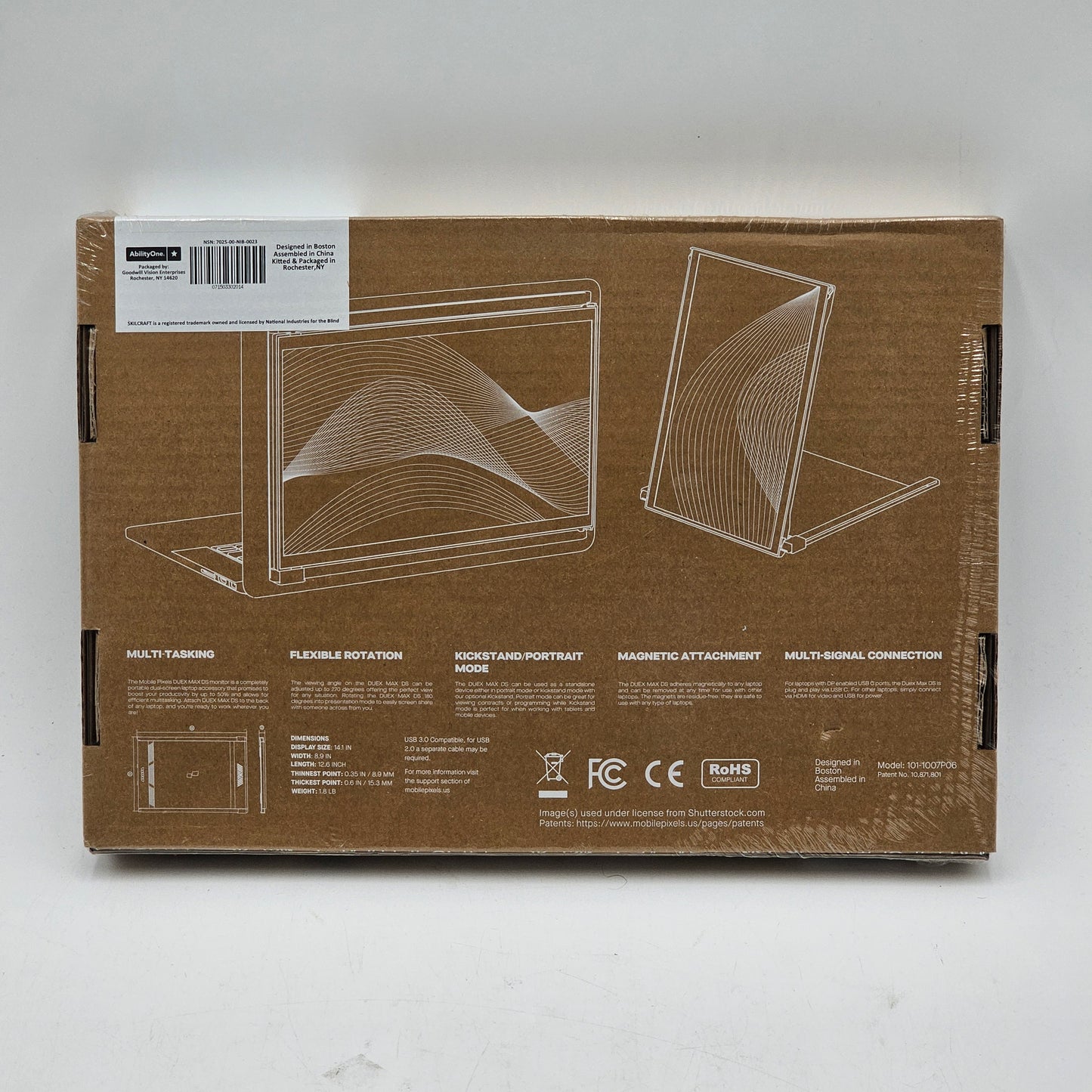 New Duex Max DS 14.1 Inch Portable Laptop Monitor