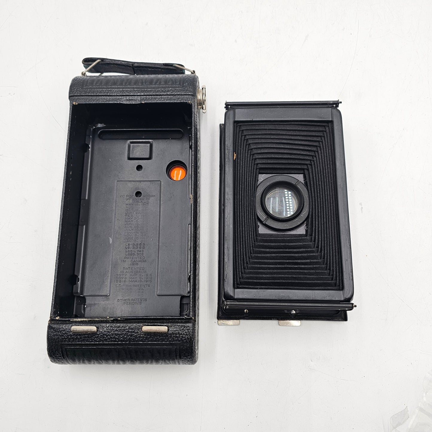 Kodak Pocket No 2 Model A Film Camera Vintage Folding Camera with Autographic Feature