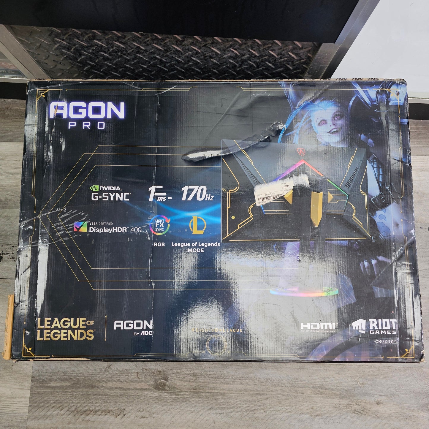 New AOC Agon Pro 27" GSYNC 170hz 1ms League of Legends Edition Gaming Monitor