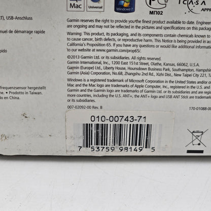 New Garmin Sport Watch Wireless Sync FR70