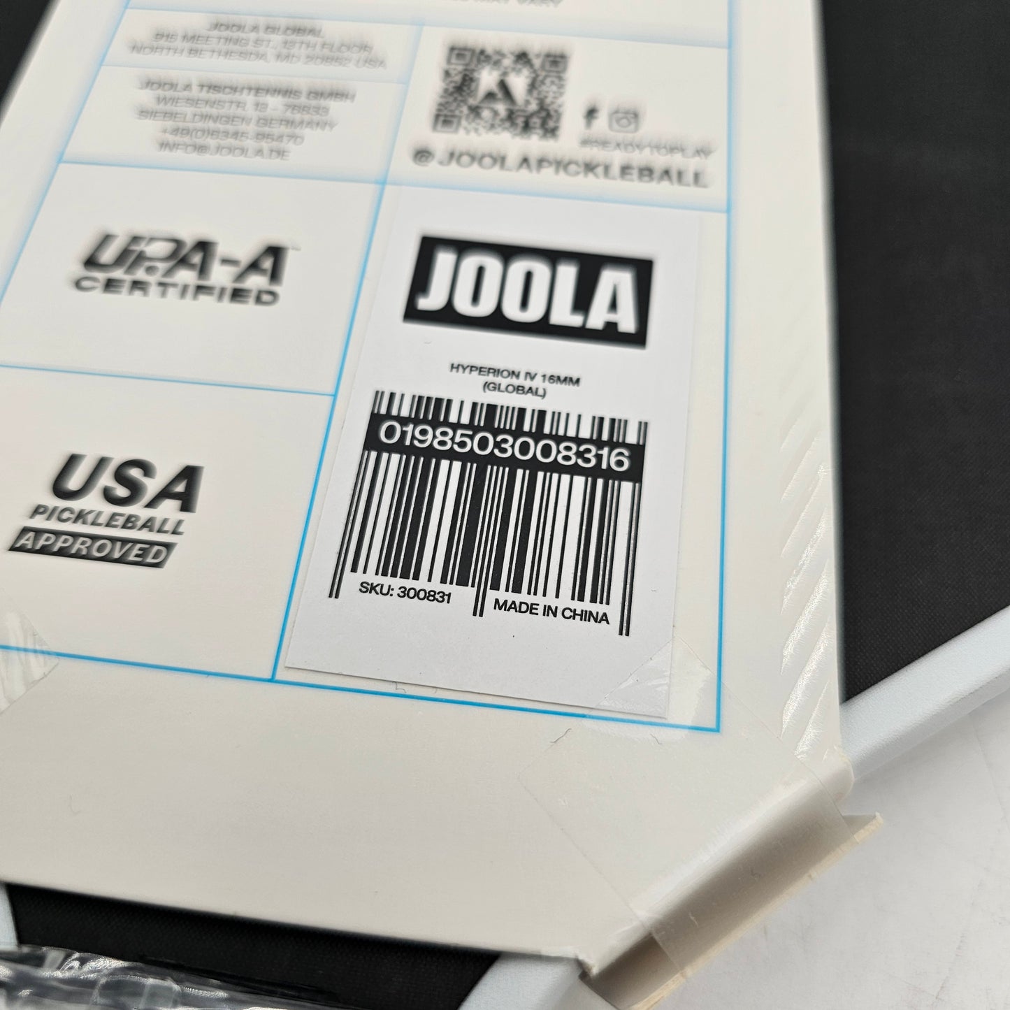 New Joola Hyperion IV 16mm Pickleball Paddle 300831