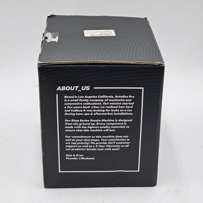 New AUTOLINE  Smoke Machine Leak Tester Pro EVAP High Volume V.01
