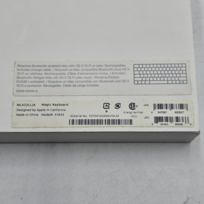New Apple TKL Wireless Magic Keyboard MLA22LL/A