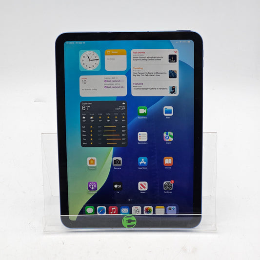 Unlocked Apple iPad 10th Gen 256GB Blue MQ6U3LL/A
