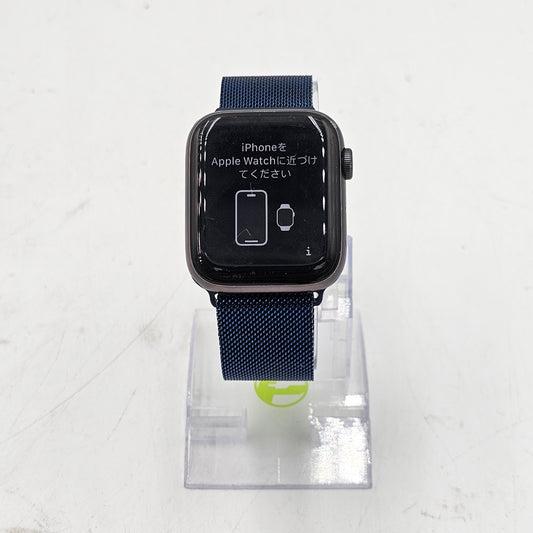 GPS Only Apple Watch Nike SE 44MM Space Gray Aluminum Midnight MYYF2LL/A
