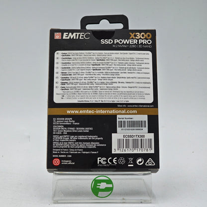 New EMTEC Power Pro SSD M.2 NVMe 2280 X300