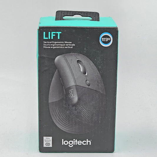 New Logitech Logitech Lift Vertical Ergonomic Mouse 910-006466