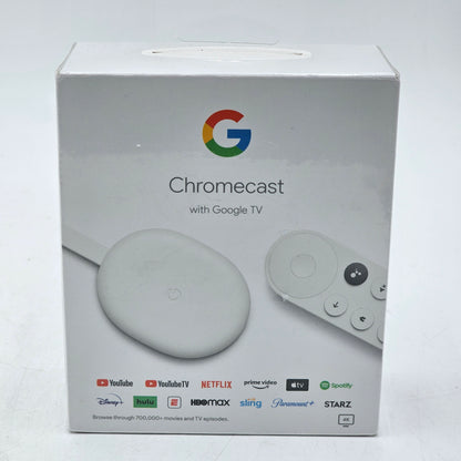 New GOOGLE CHROMECAST WITH GOOGLE TV G9N9N