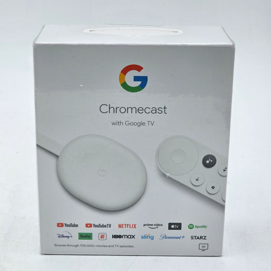 New GOOGLE CHROMECAST WITH GOOGLE TV G9N9N