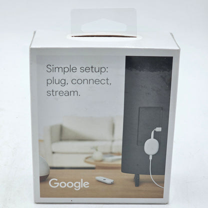 New GOOGLE CHROMECAST WITH GOOGLE TV G9N9N