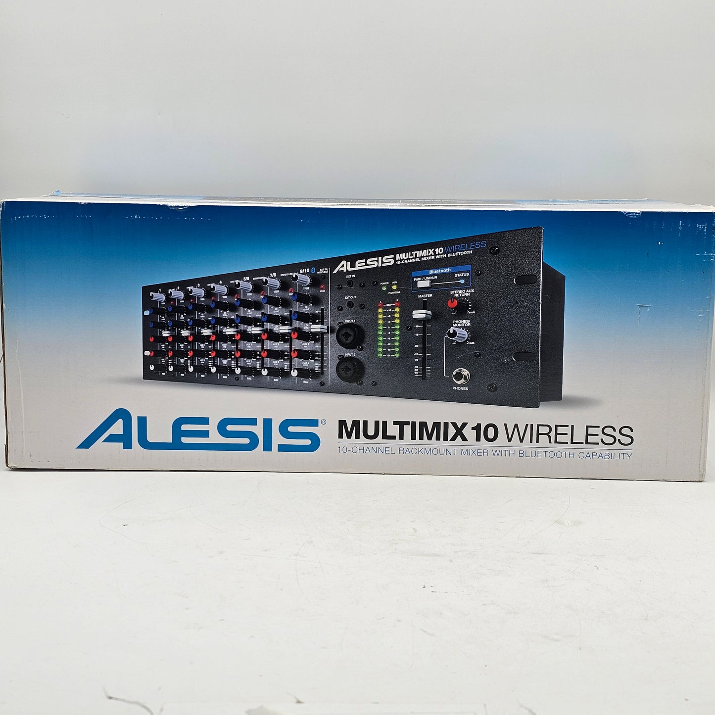 New Alesis MultiMix 10 Wireless Rackmount  10-Channel Mixer with Bluetooth