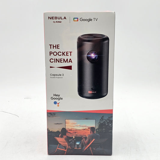 New Nebula THE POCKET CINEMA CAPSULE 3 Full HD 1080P LED Projector D2425