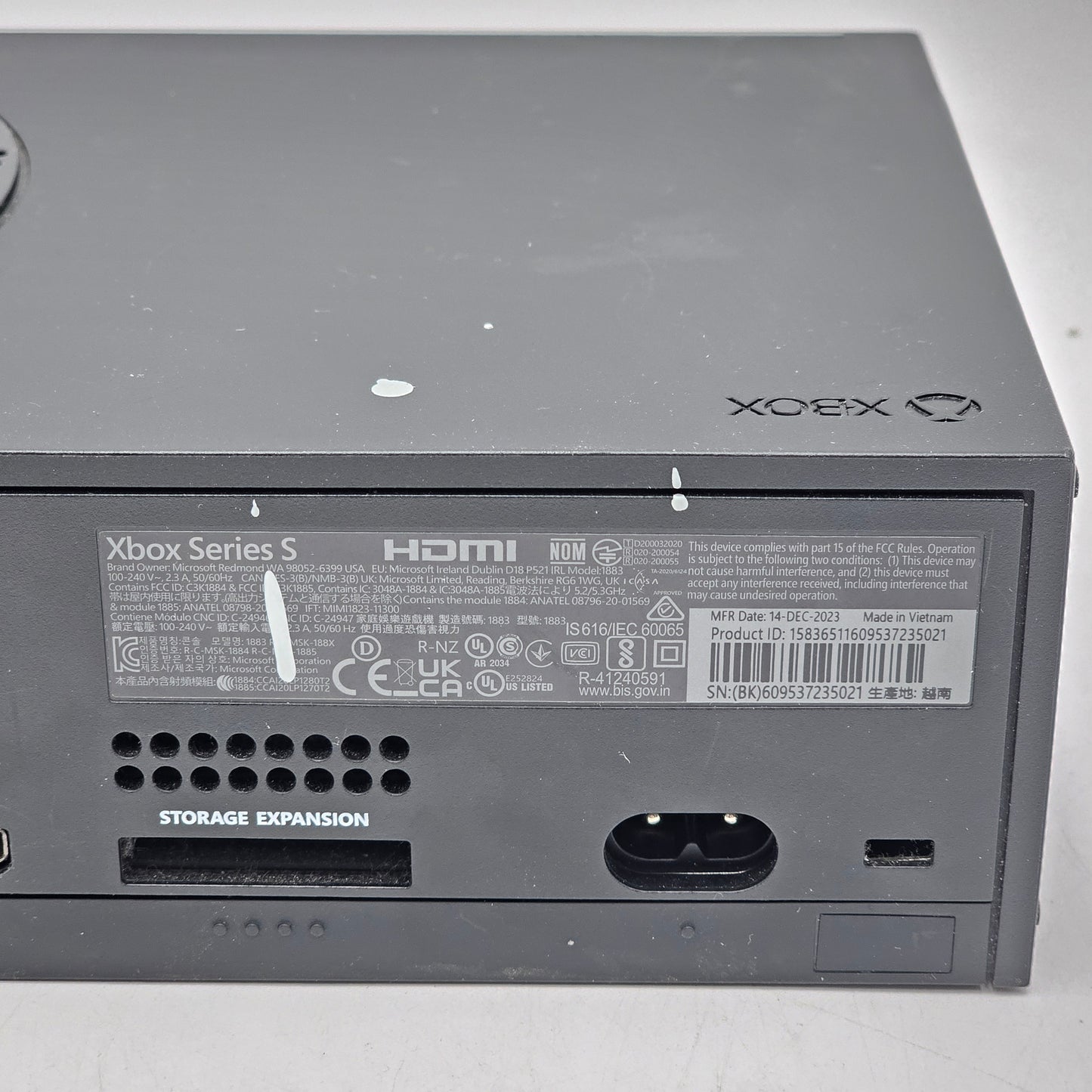 Microsoft Xbox Series S 1TB Console Gaming System Carbon Black 1883