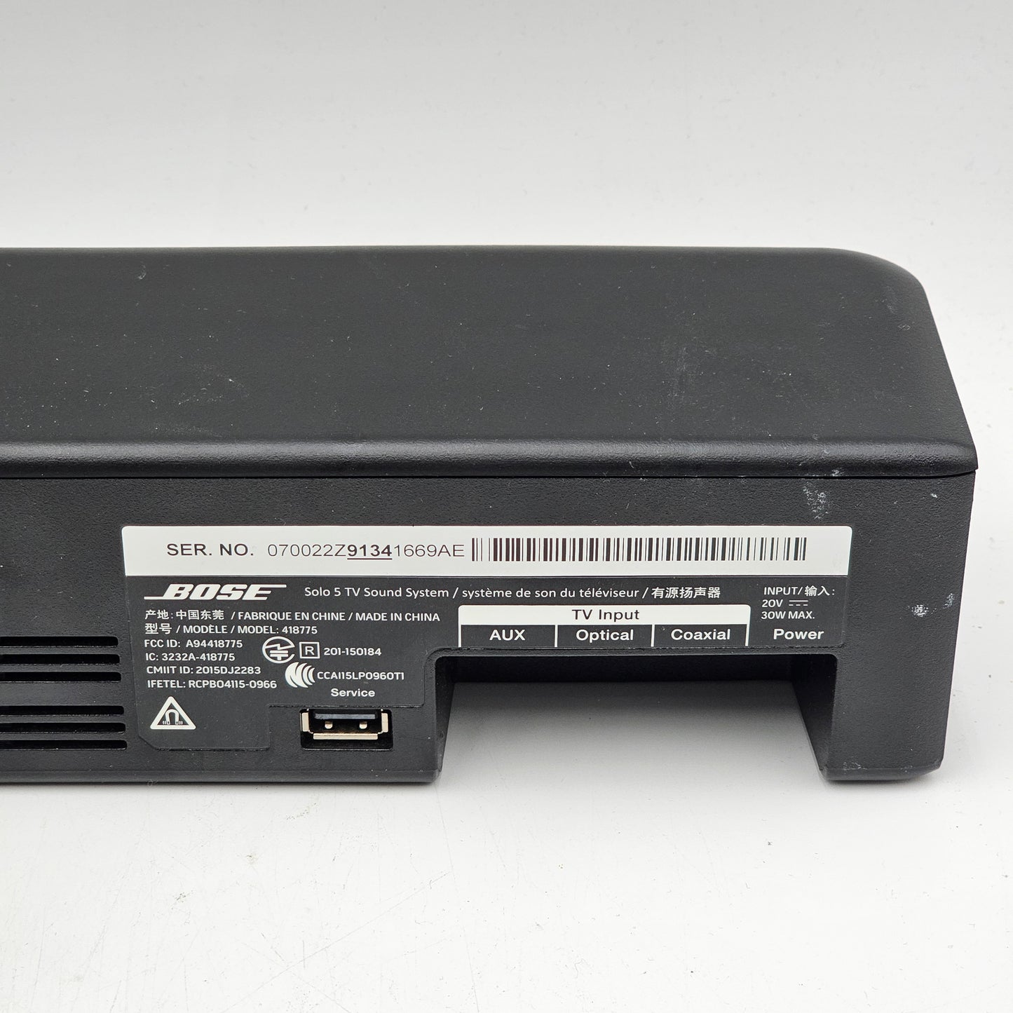 Bose Solo 5  Sound System Soundbar 418775