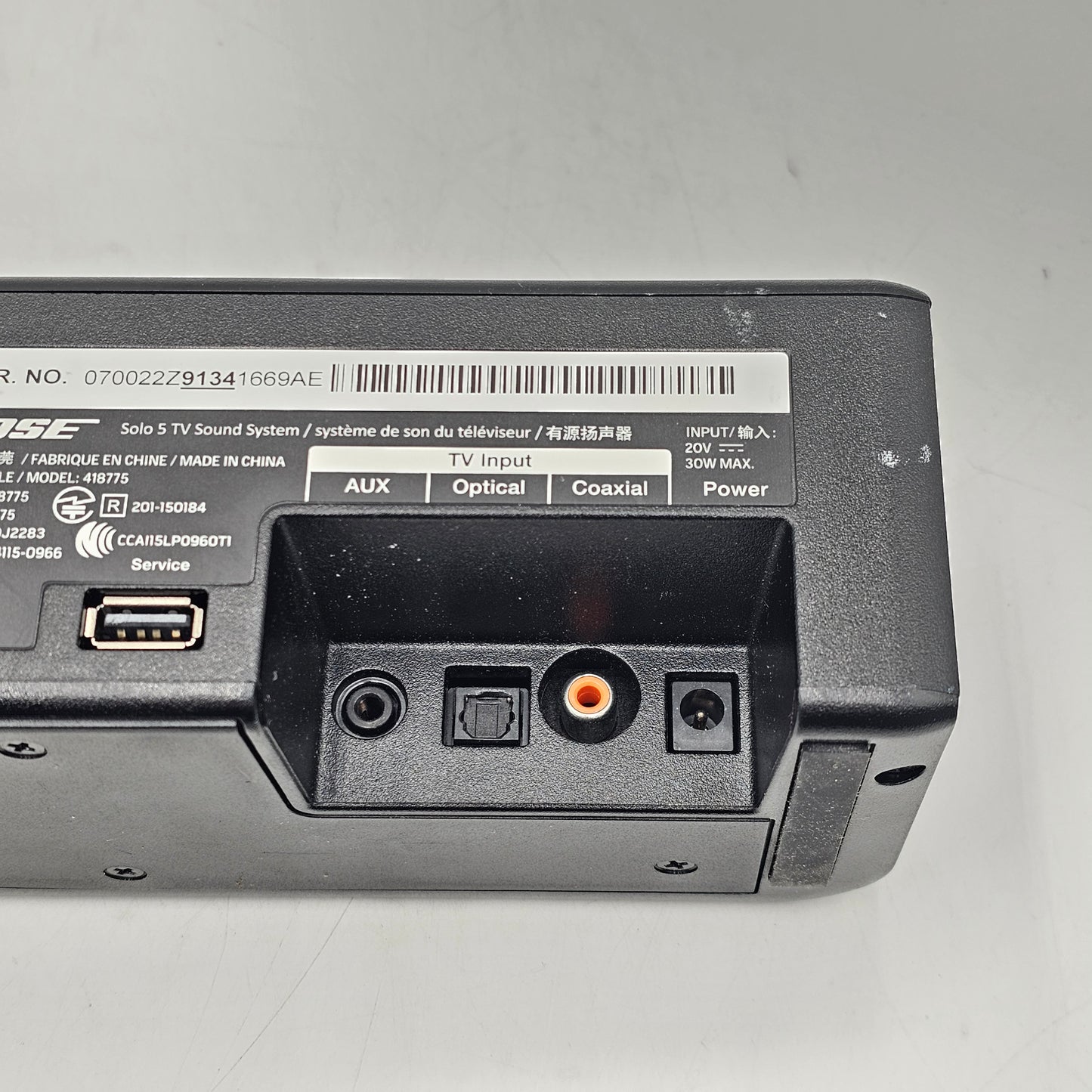 Bose Solo 5  Sound System Soundbar 418775