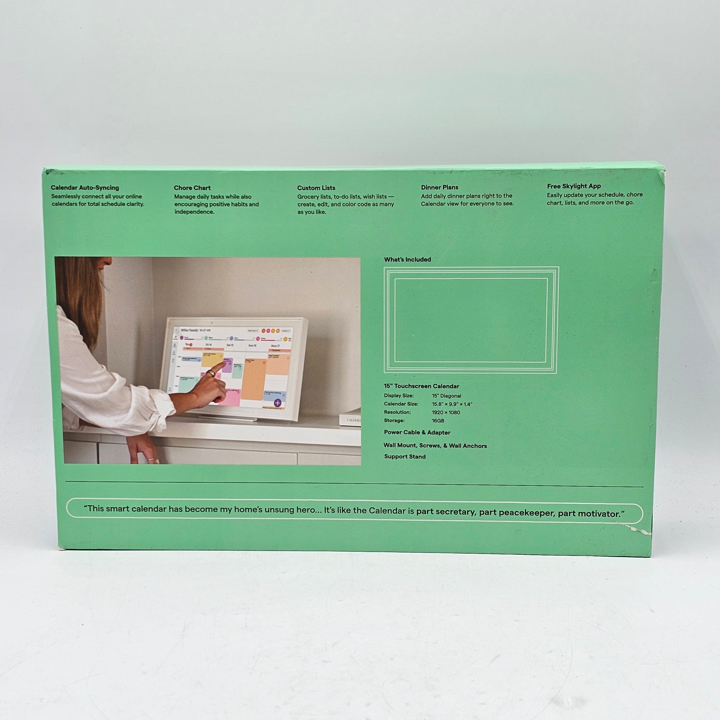 New SKYLIGHT Smart Calendar 15" Touchscreen 150BEBA