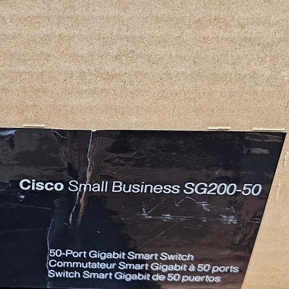 New Cisco 50 Port Smart Gigabit Switch SG200-50