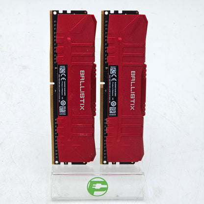 Crucial Ballistix 2x8GB RAM 16GB DDR4 3000MHz XMP BL8G30C15U4R.M8FE