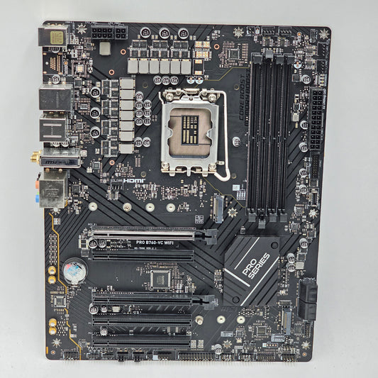 MSI Pro B760-VC WiFi DDR5 ATX Motherboard