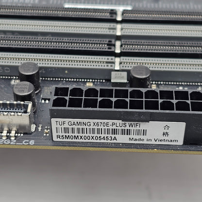 Asus TUF Gaming X670E-PLUS WiFi AM5 ATX AMD DDR5 Motherboard