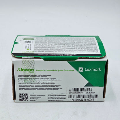 New Lexmark 78C10K0 Black Toner Cartridge