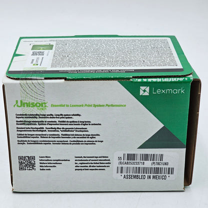 New Lexmark 78C1UK0 Black Toner Cartridge Ultra High Yield