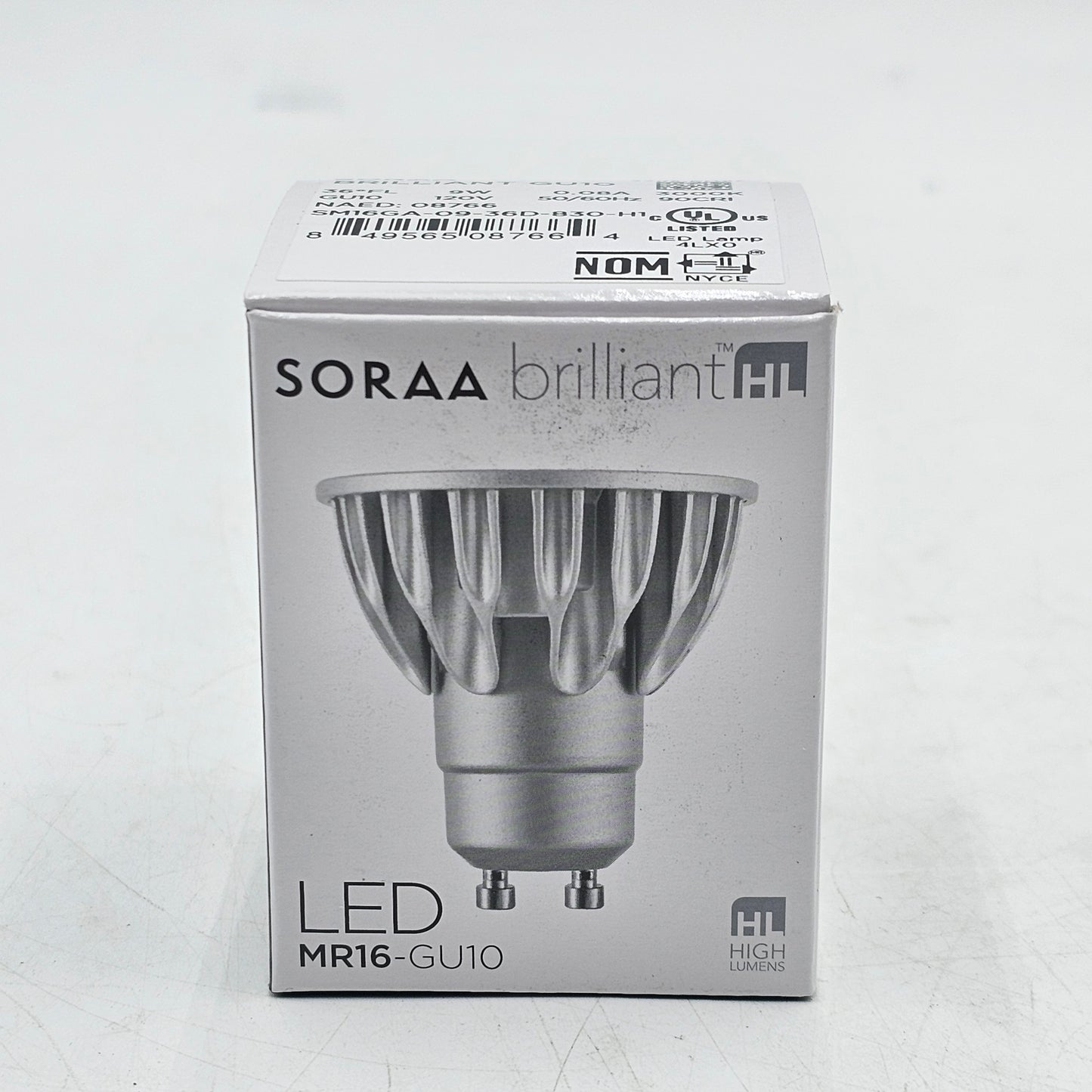 New Soraa Brilliant LED Bulb 9W LED GU10
