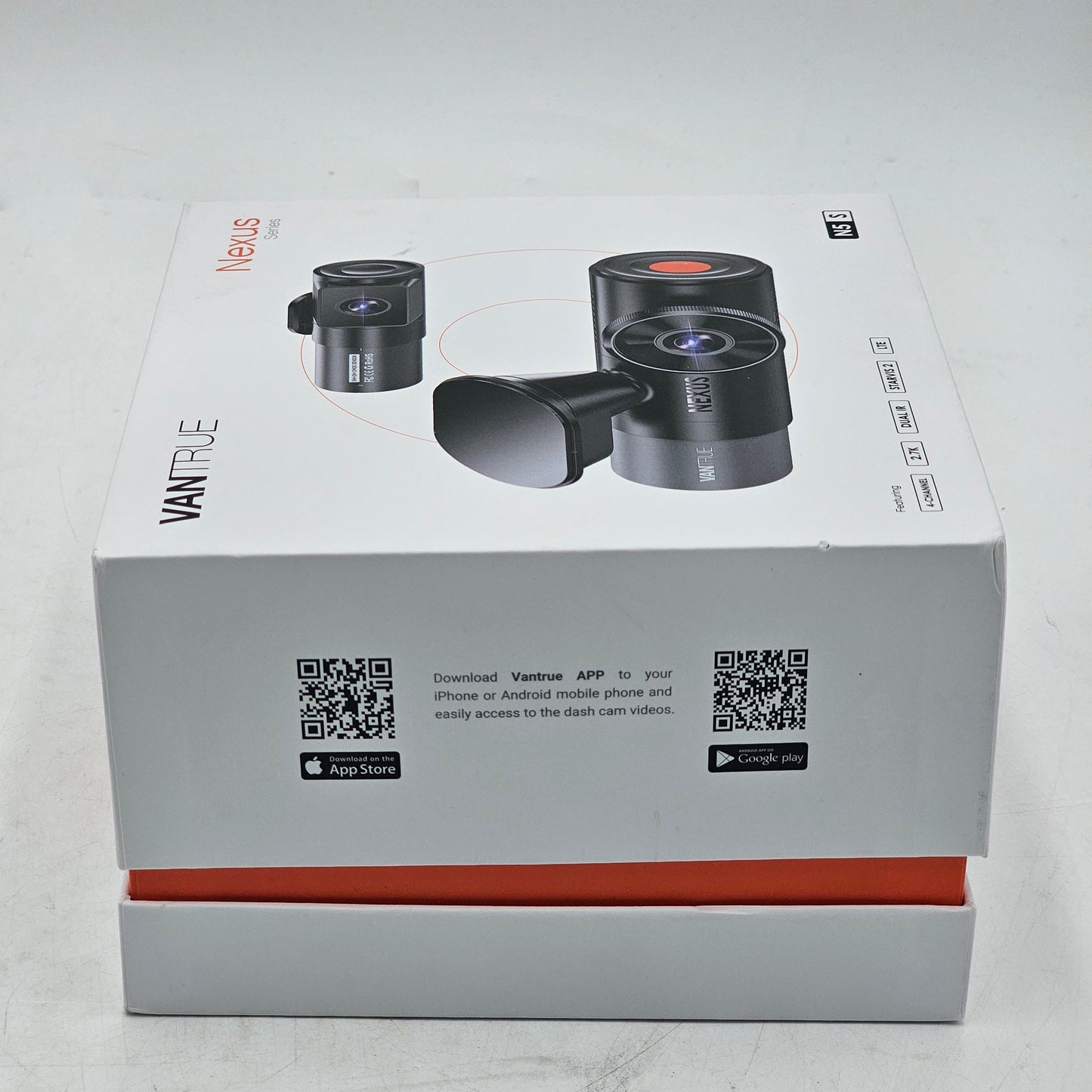 New Vantrue N5S Dash Cam 4 Channel 360 Degree 2.7K