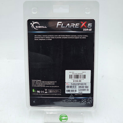 New G.Skill Flare X5 32GB (2x16) RAM DDR5 6000MHz F5-6000J3238F16GX2-FX5