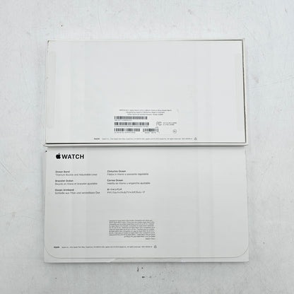 Unlocked Apple Watch Ultra 2 49MM Natural Titanium Blue Ocean Band MREG3LW/A